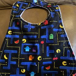Pac-Man baby bib