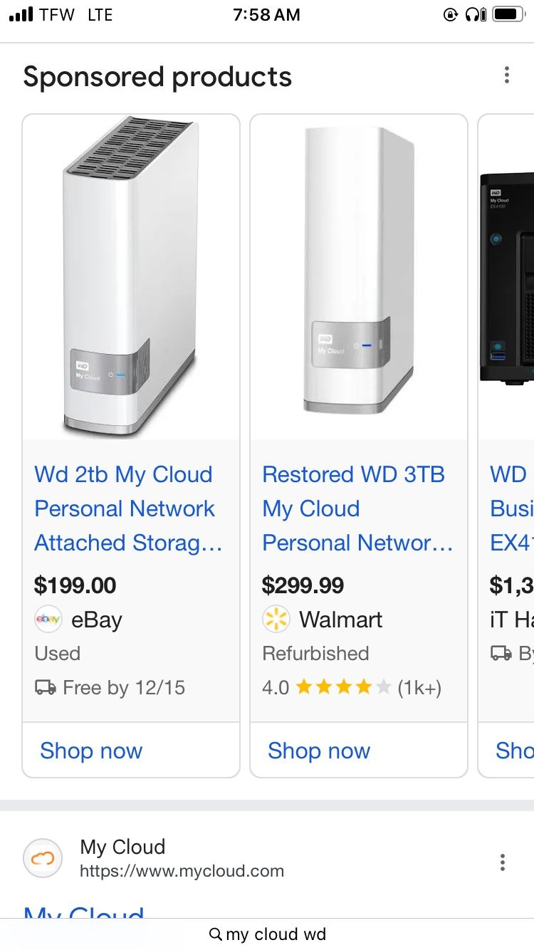 WD My Cloud Personal Network