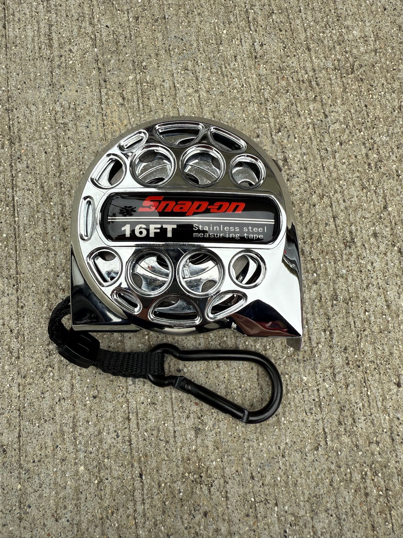 Snap-On Tools Tape Measure 16’ Metric And SAE Chrome Stainless Steel