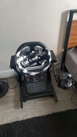 Logitech Steering Wheel With Pedals and Manual Shifter/Plus Stand