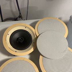 4 Klipsch R-1800-C Ceiling Speakers