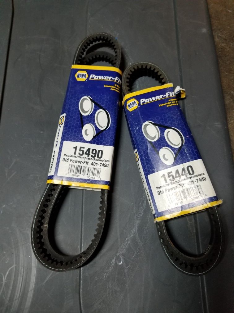 Fan and ac belt for gm cars