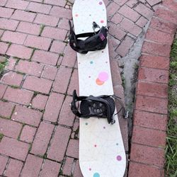 145cm Burton Snowboard With Bindings