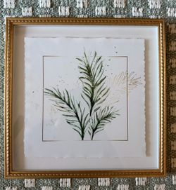 Framed Botanical Watercolor Art Print