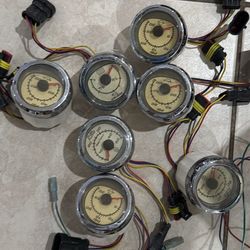 Mercury Verado Twin Motor Gauges 