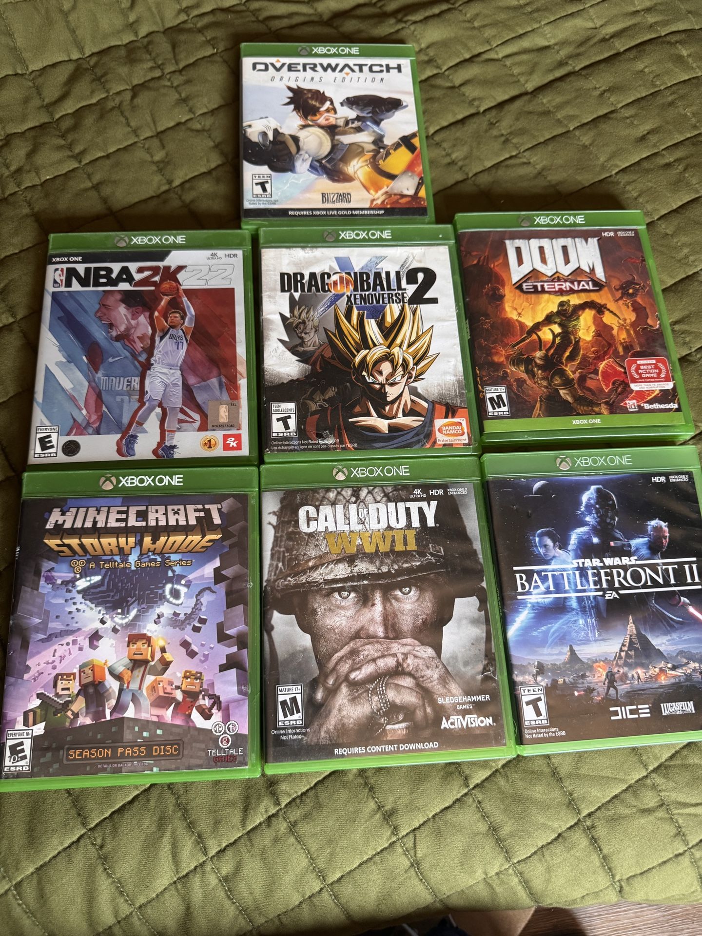 7 Xbox Games Bundle