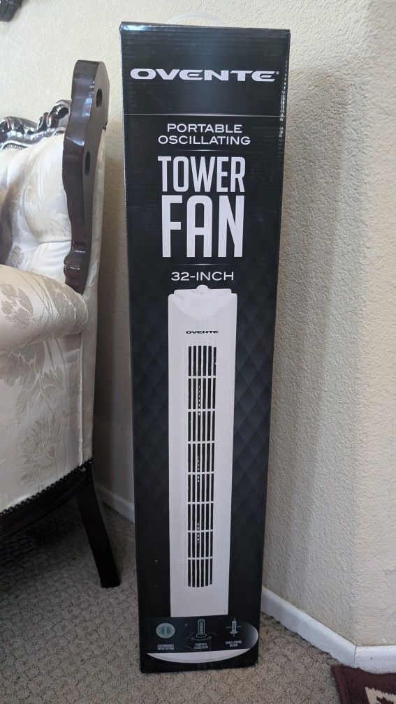 Ovente Oscillating Tower Fan