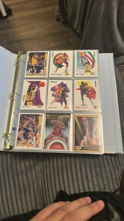 Random Basketball Sports Card Binder