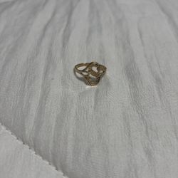 10k Gold “s” Ring 