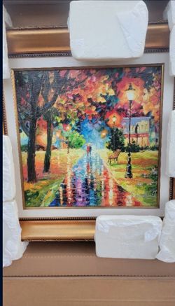 Daniel Wall "Rainy Evening" with appraisal and COA