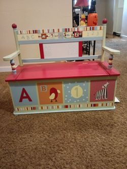 New toy box for little girl 40.00 need gone for christmas