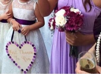 Wedding Flower girl heart