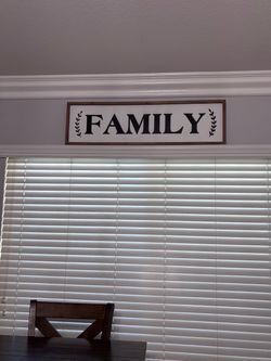 Family sign