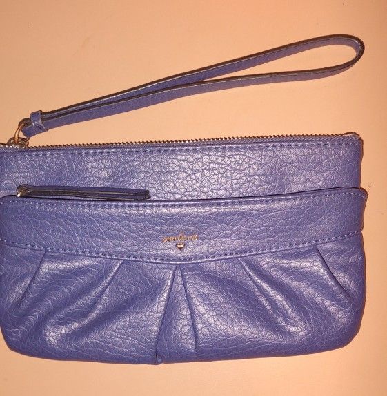 Juicy Couture Purple Leather Wristlet