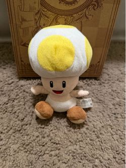 Yellow toad super Mario