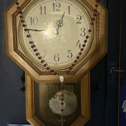Walls Clock W/sounds Tones 