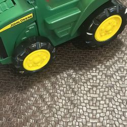 John Deere Toy Tractor Handled Flashlight With Sound