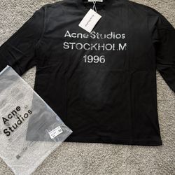 Acne Studious Black Longsleeve Shirt