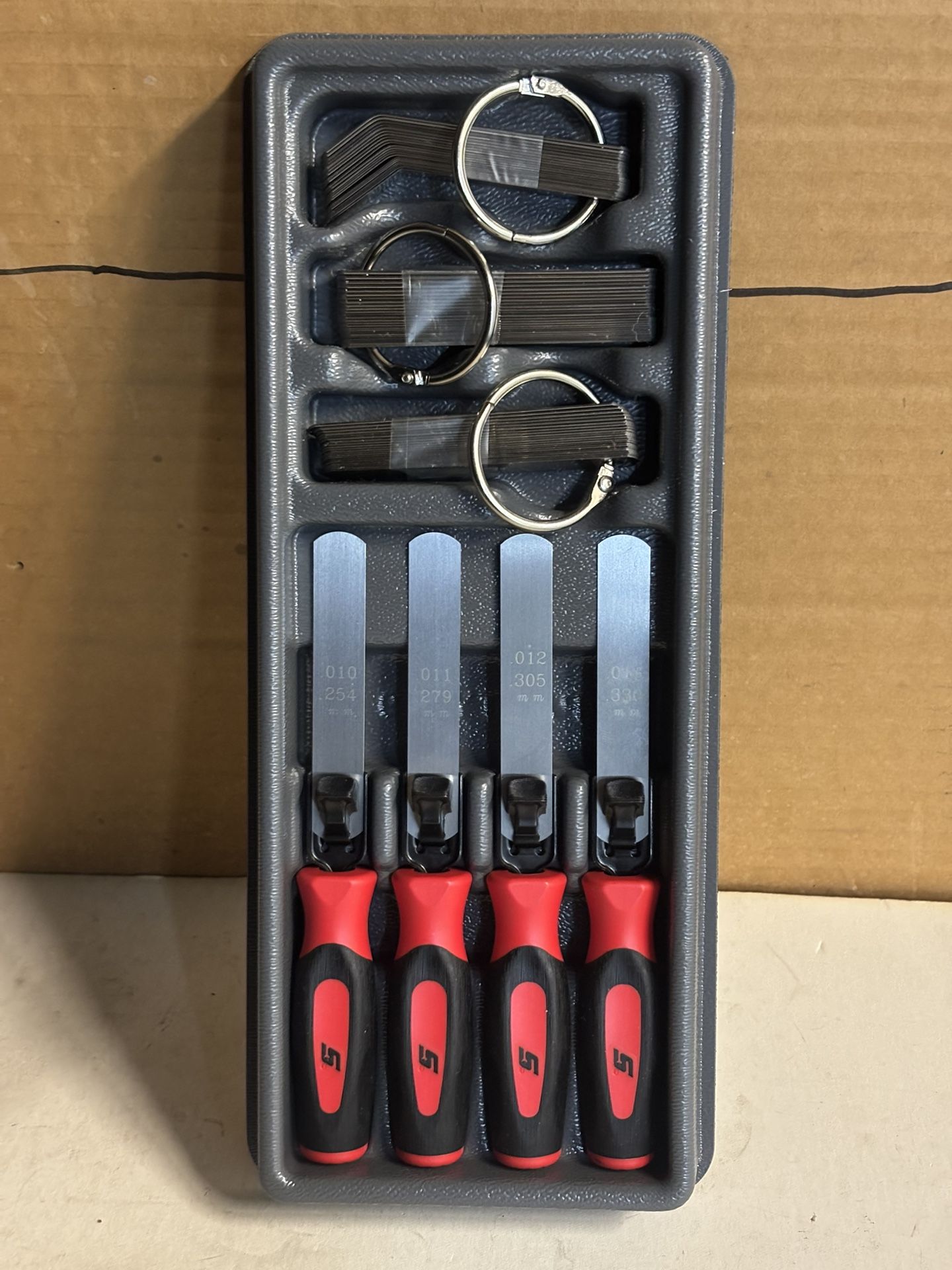 Snap-on Tools Feeler Gauge Blade Set (Red)
