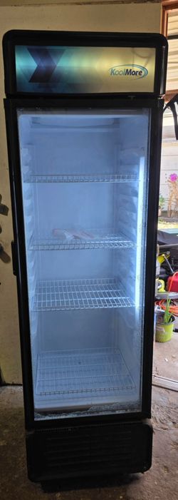 22 inch glass door merchandiser refrigerator 9.0 cu ft