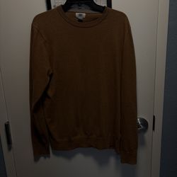 Old Navy Men's Brown Knit Pullover Crew Neck Sweater Size L