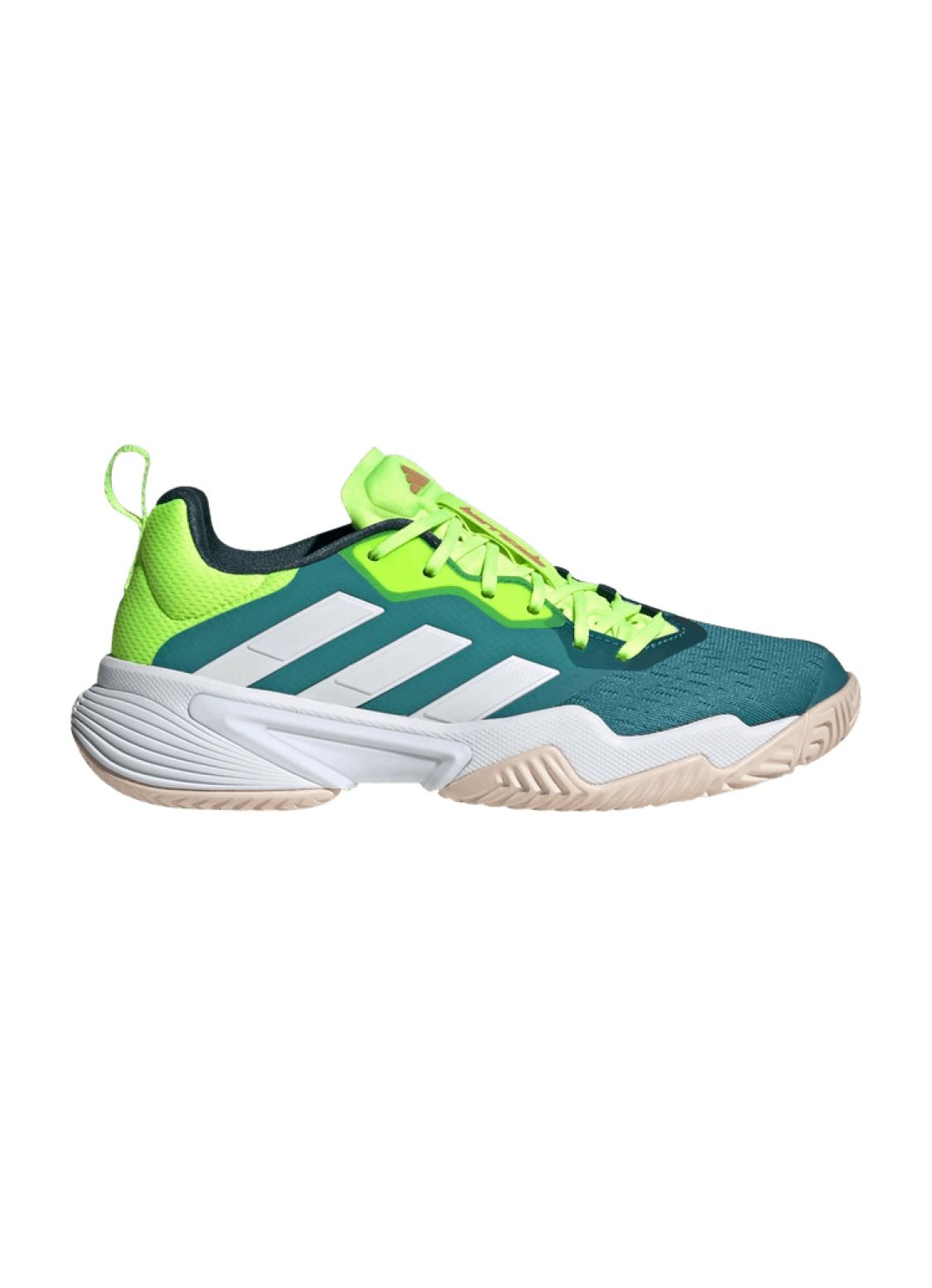 Adidas Barricade Women's Size 6.5 Athletic Shoes Signal Green Tennis Pickleball Sneakers