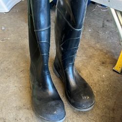 Steel Toe Rubber Water Boots 