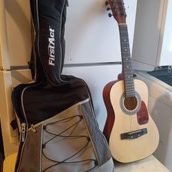 First Act Acoustic And Electric Guitar Bundle 