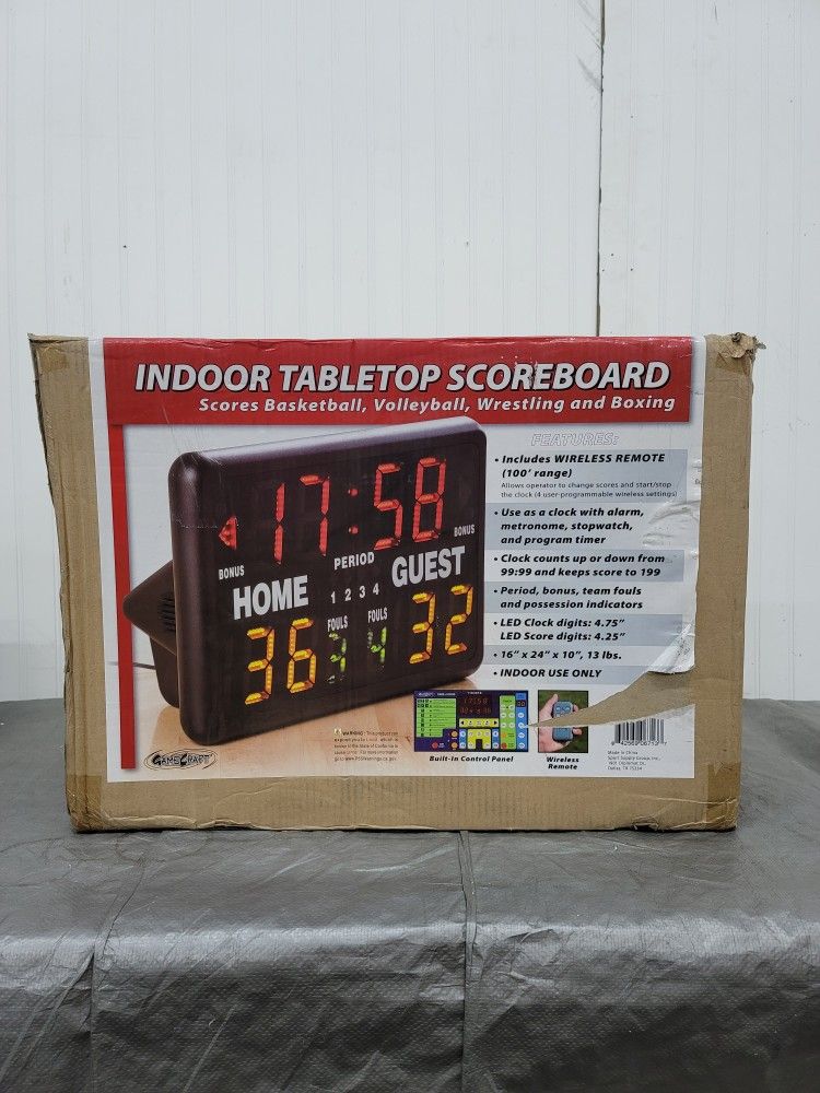 MacGregor Multisport Indoor Electronic Scoreboard with Remote