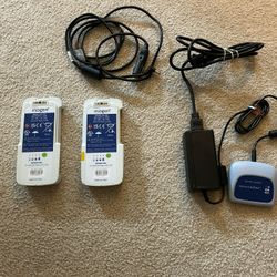 InogenOne G5 accessories 2-BA-500 batteries/car charger/external battery charger