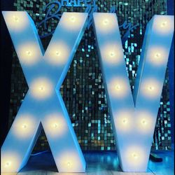 Marquee Numbers & Balloons Decorations 