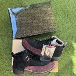 Jordan A Ma Maniere Black 12s 