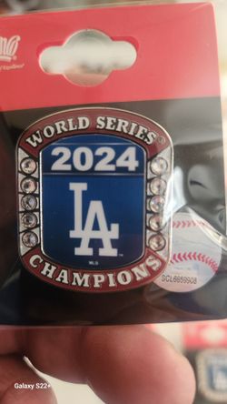 Dodgers World Series Champs Pin