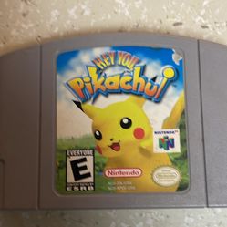 Hey You Pikachu! Nintendo 64 Game 