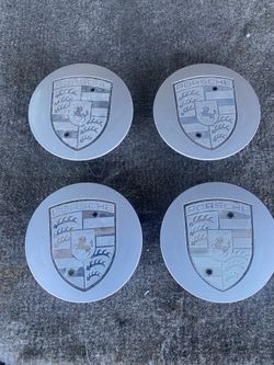 Porsche 18 inch rim center caps