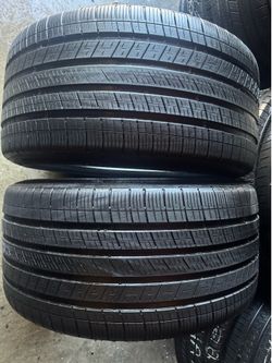 Pair of 295 35 21 Michelin Pilot sport as tires