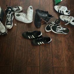 Multiple Great Brand Shoes. Converse, Nike Air Force, Adidas, Vans, Reebok