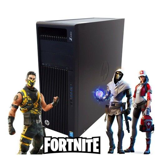 Gaming Tower PC Intel 10x Core E5 2640v4 16 GB (Max 128 GB) 500 GB SSD Nvidia GTX 970 4 GB DDR5 Graphics Wi-Fi Wireless Windows Professional OS