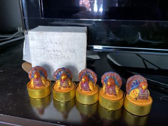 Thanksgiving Turkey votive candles