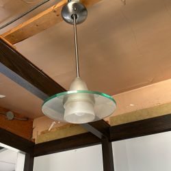 24” Drop Single Light Fixture 