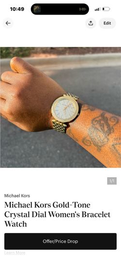 Gold Michael kors watch