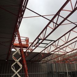 Hiring welders and erection guys