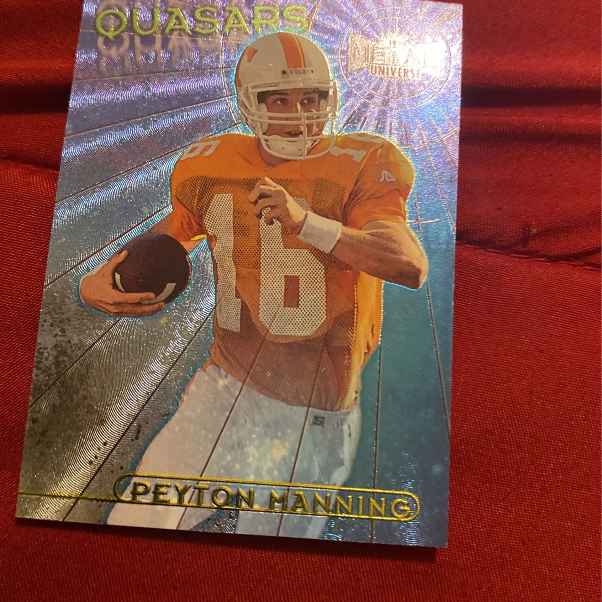 1998 Peyton Manning Metal Universe Rookie Card