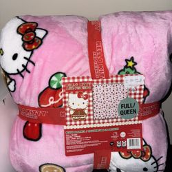 Hello Kitty Christmas blanket