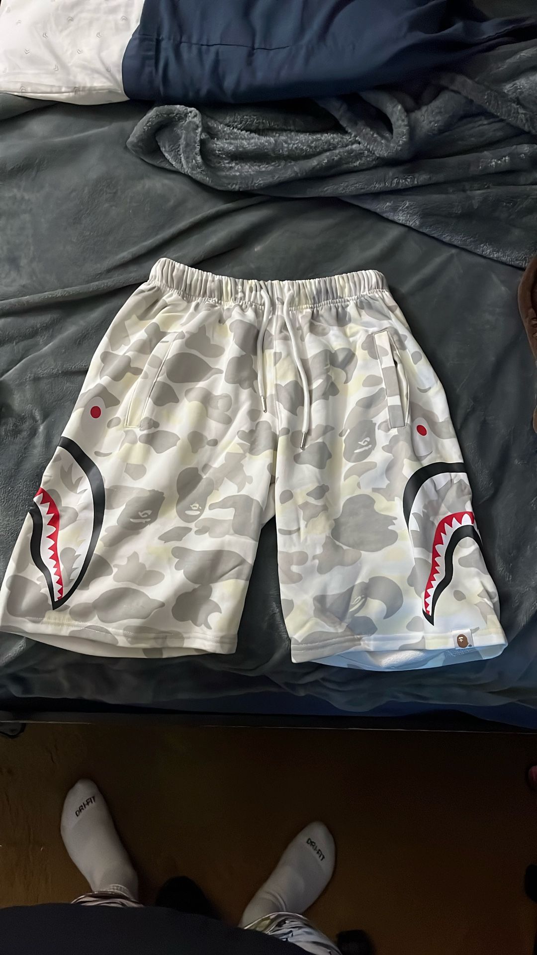 White Bape Shorts