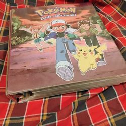 Old School Pokemon Card Collection Binder 37 Pages