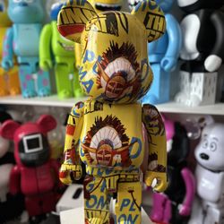 Bearbrick Andy Warhol × Jean-Michel Basquiat #3 1000%