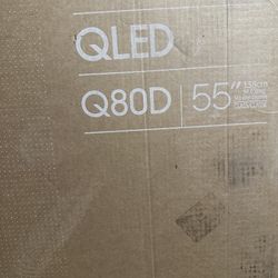 SAMSUNG 55-Inch Class QLED 4K Q80D Series Quantum HDR+, Dolby Atmos Object Tracking Sound Lite, Direct Full Array, Q-Symphony 3.0, Gaming Hub, Smart T