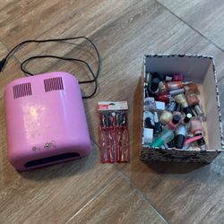 Nail Filing Kit Set With Nail Polish Bundle