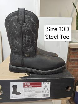 Red Wings Irish Setter Steel Toe Work Boots Size 10D